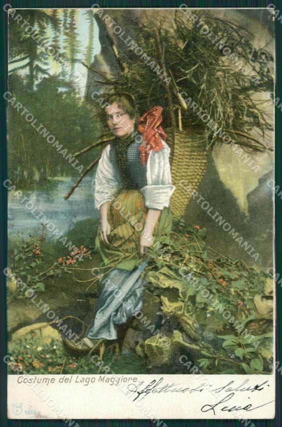 Verbania Lago Maggiore Costumi cartolina KV5318 – fronte