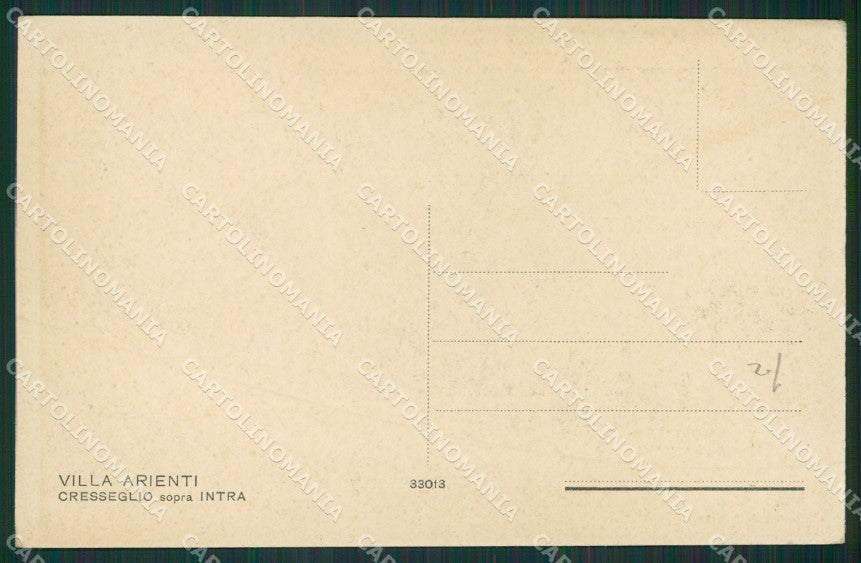 Verbania Arizzano Cresseglio cartolina KV5319 – retro