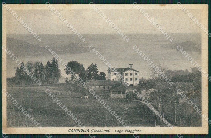Novara Nebbiuno Campiglia cartolina KV5323 – fronte
