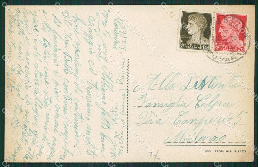 Novara Nebbiuno Campiglia cartolina KV5323 – retro