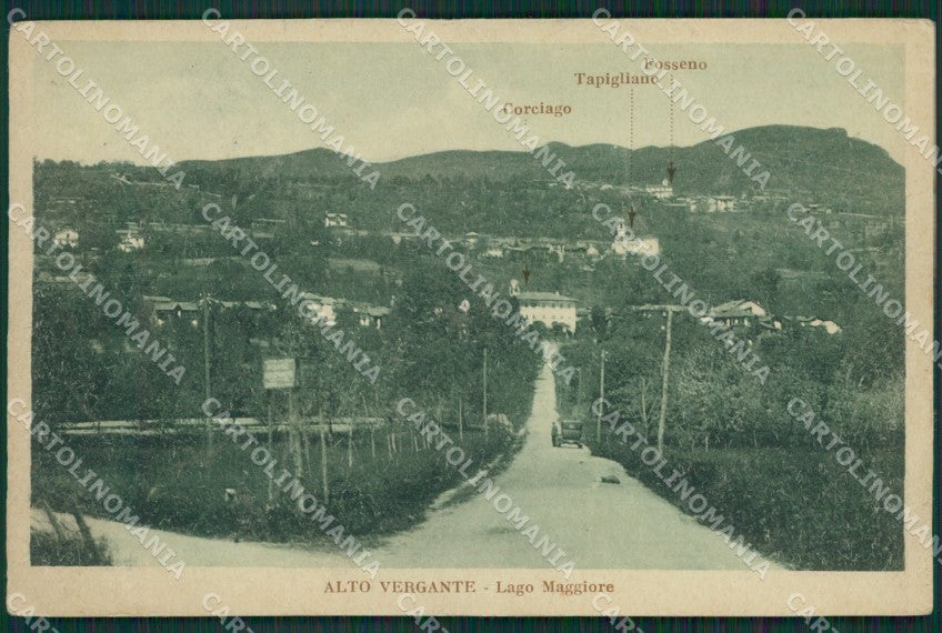 Novara Carciago Tapigliano Fosseno ABRASA PIEGA cartolina KV5325 – fronte