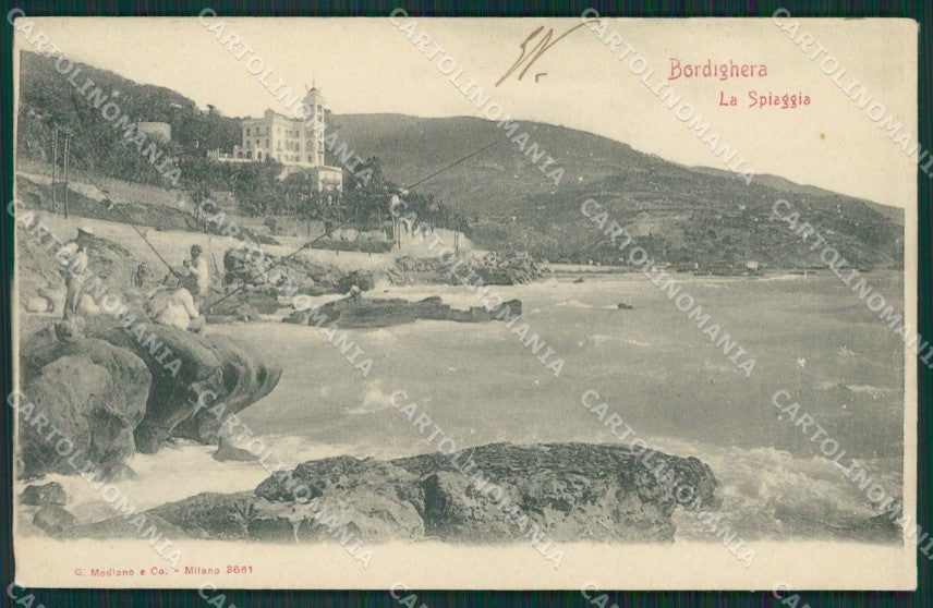Imperia Bordighera cartolina KV5333 – fronte