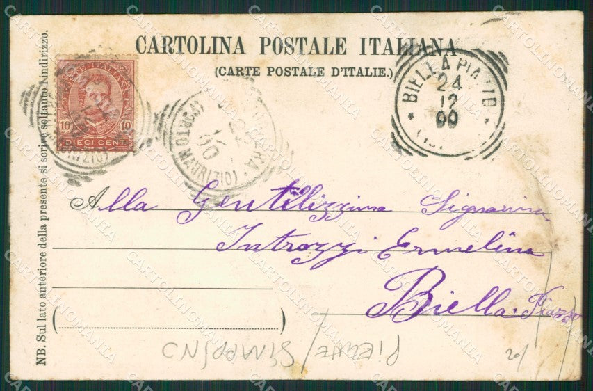 Imperia Bordighera PIEGHE STRAPPINO cartolina KV5334 – retro