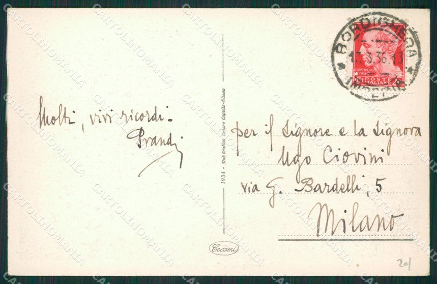 Imperia Bordighera cartolina KV5336 – retro
