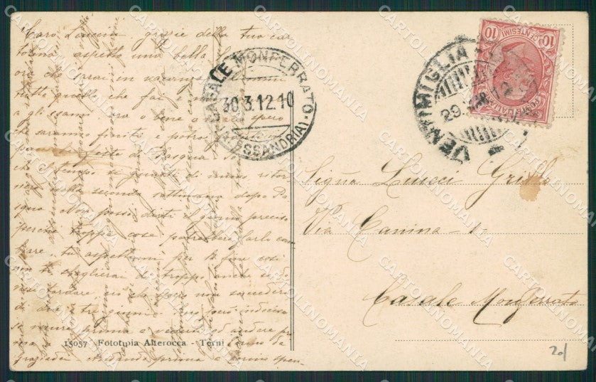 Imperia Bordighera cartolina KV5337 – retro