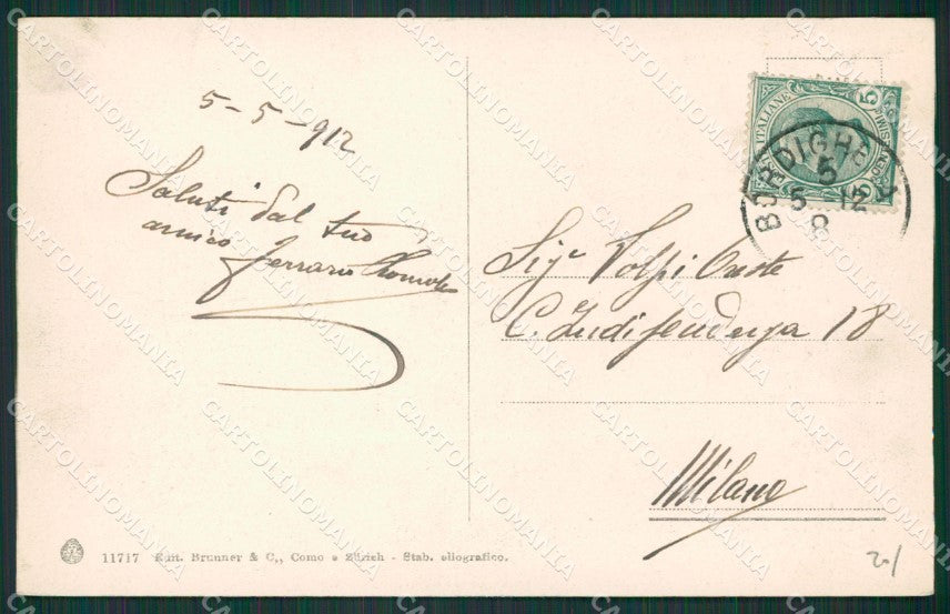 Imperia Bordighera cartolina KV5340 – retro