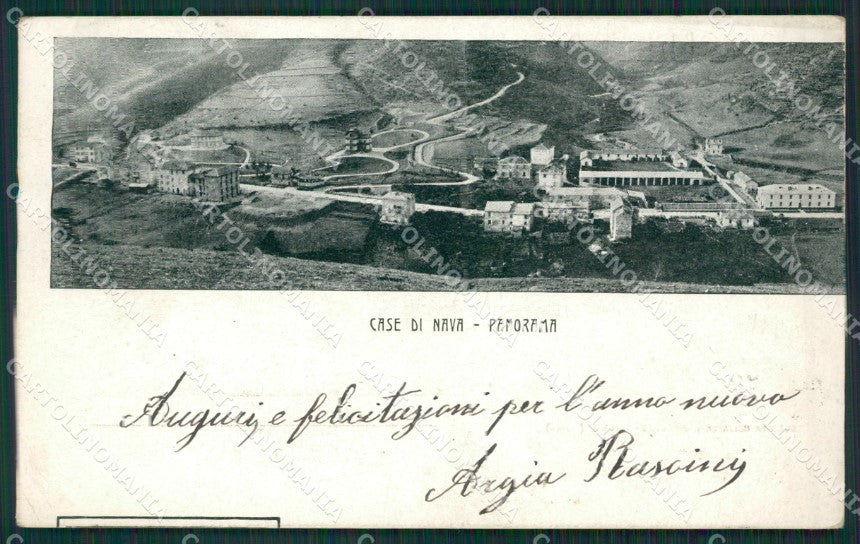 Imperia Pornassio Case di Nava PIEGHINE cartolina KV5351 – fronte