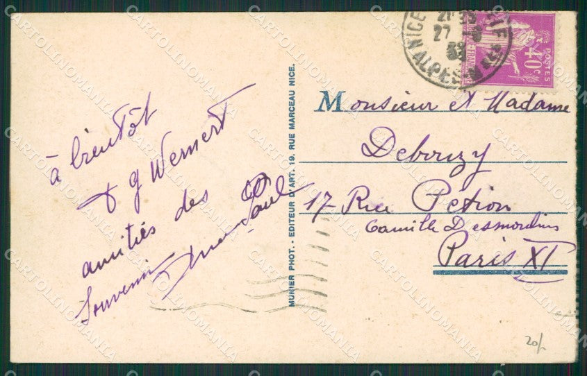 Imperia Ventimiglia Grimaldi Treno cartolina KV5357 – retro