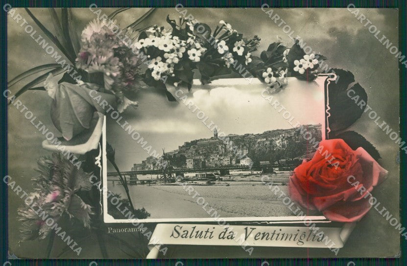 Imperia Ventimiglia Saluti da Foto cartolina KV5360 – fronte