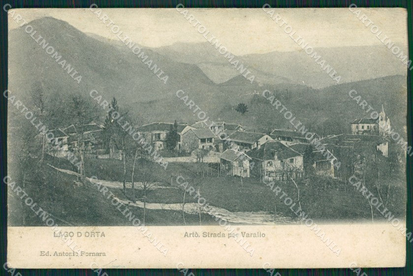 Verbania Madonna del Sasso Artò ANGOLINO SCOLLATO cartolina KV5361 – fronte