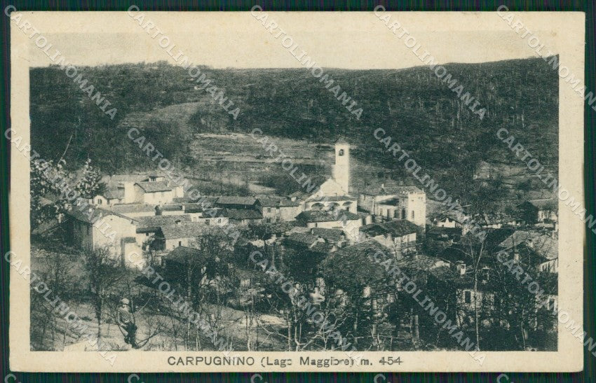 Verbania Brovello Carpugnino Carpugnino PIEGHE cartolina KV5372 – fronte