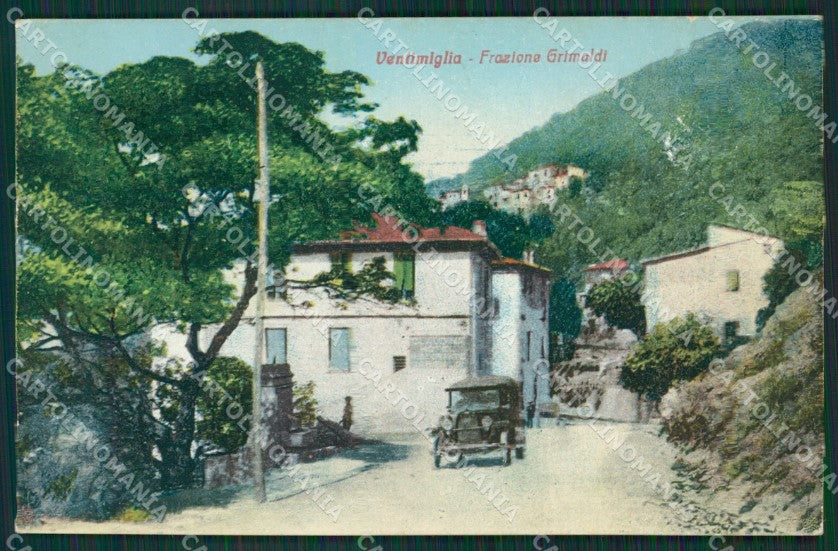 Imperia Ventimiglia Grimaldi Auto PIEGHINA cartolina KV5389 – fronte