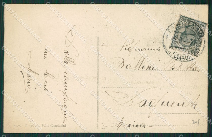 Imperia Pornassio Case di Nava Pascoli Gregge cartolina KV5395 – retro