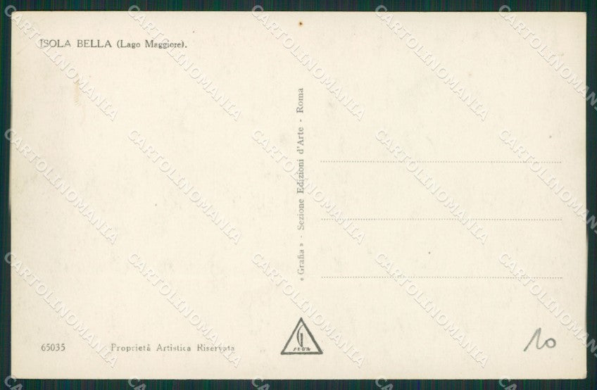 Verbania Stresa Isola Bella Foto cartolina KV5399 – retro