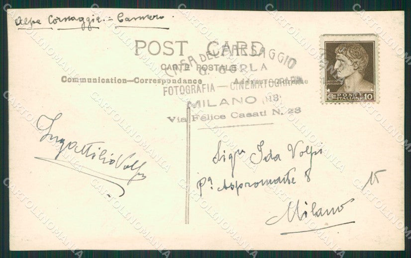Verbania Cannero Alpe Cornaggia Foto cartolina KV5412 – retro