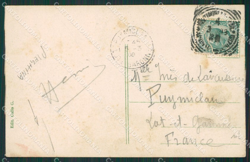 Imperia Ventimiglia PIEGHINA cartolina KV5421 – retro
