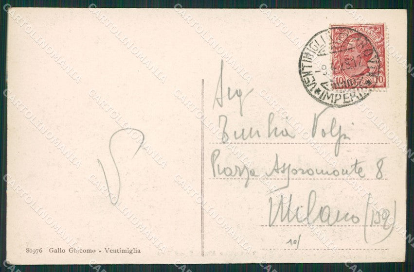 Imperia Ventimiglia cartolina KV5434 – retro