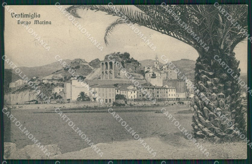 Imperia Ventimiglia Borgo Marina cartolina KV5435 – fronte