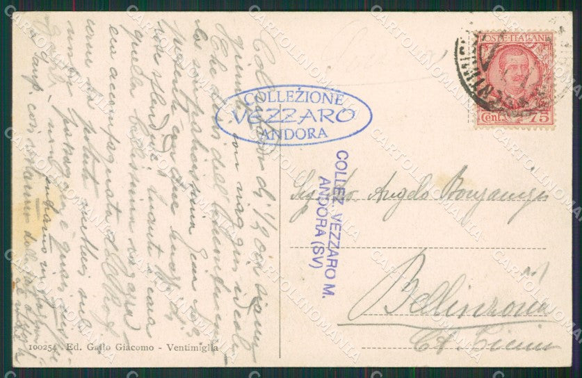 Imperia Ventimiglia cartolina KV5437 – retro