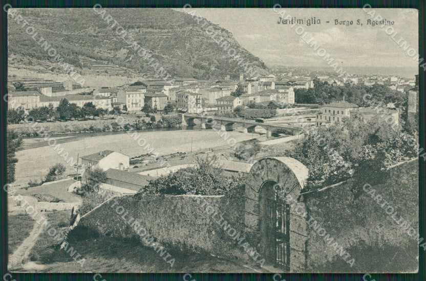 Imperia Ventimiglia Borgo Sant'Agostino cartolina KV5444 – fronte