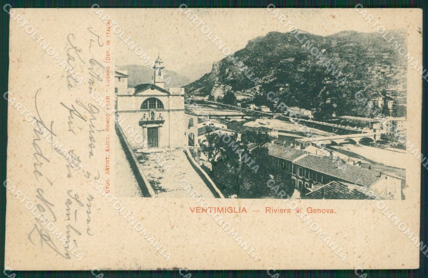 Imperia Ventimiglia PIEGHINA cartolina KV5447 – fronte