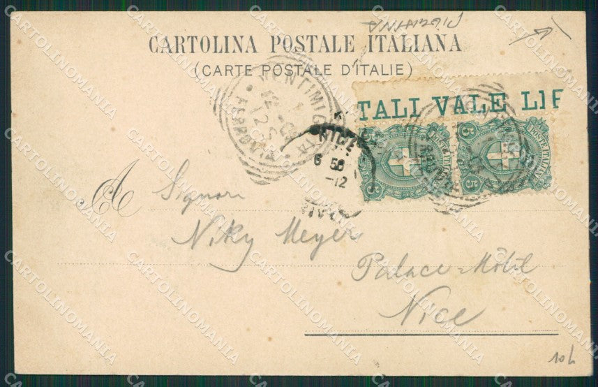 Imperia Ventimiglia PIEGHINA cartolina KV5447 – retro