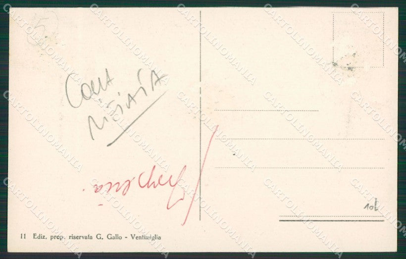 Imperia Ventimiglia COLLA RIFILATA cartolina KV5460 – retro