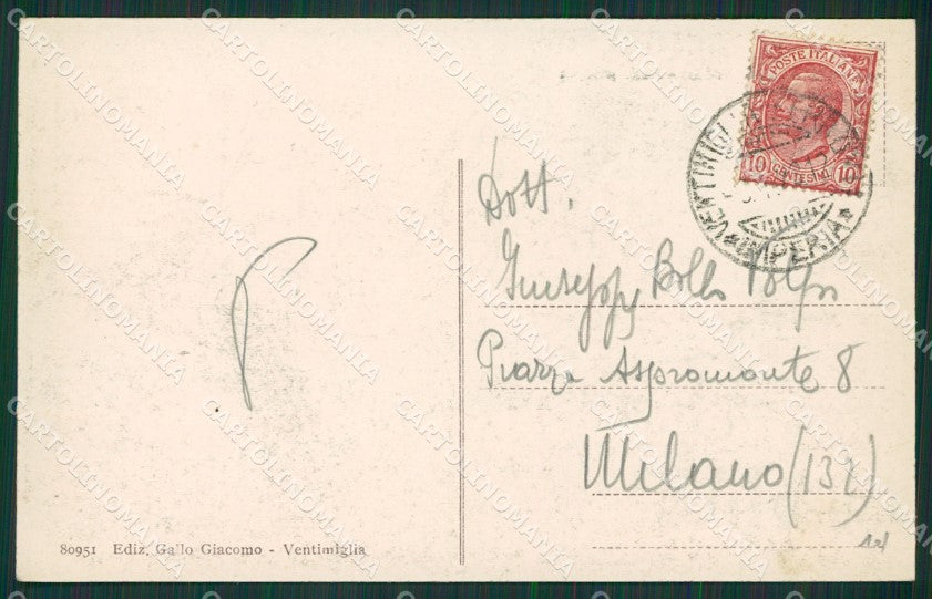 Imperia Ventimiglia cartolina KV5468 – retro