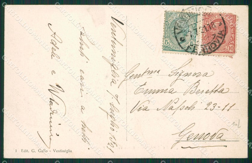 Imperia Ventimiglia cartolina KV5469 – retro