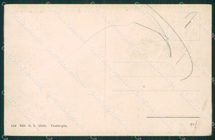 Imperia Ventimiglia cartolina KV5480 – retro