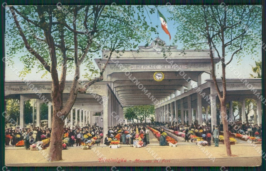 Imperia Ventimiglia Mercato dei Fiori cartolina KV5486 – fronte