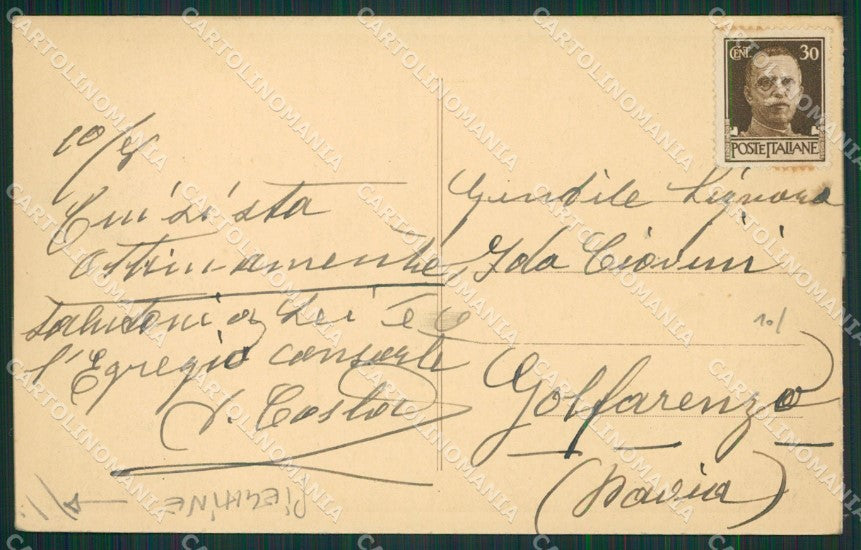 Imperia Ventimiglia Grimaldi Frontiera PIEGHINE cartolina KV5497 – retro