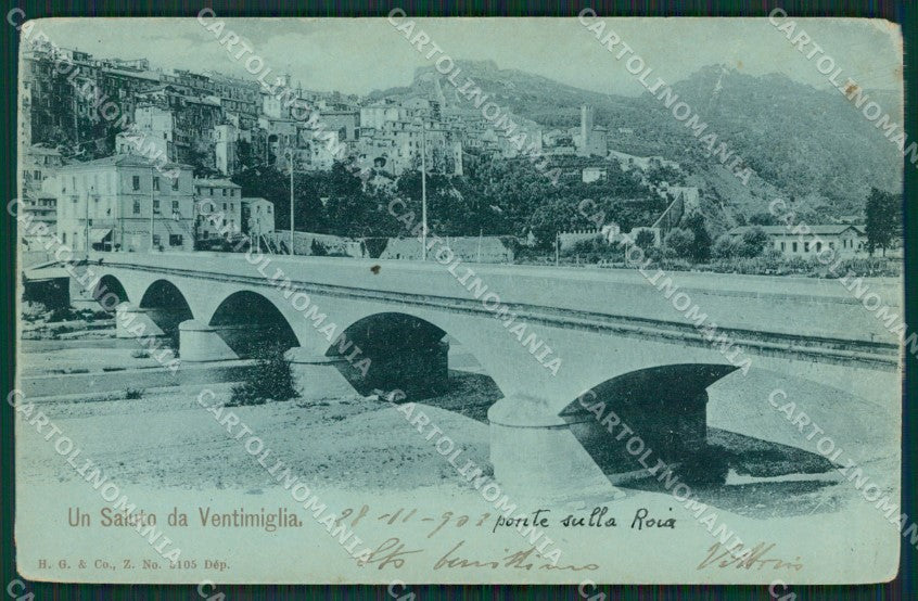 Imperia Ventimiglia cartolina KV5501 – fronte