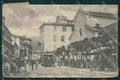 Imperia Ventimiglia Tram ABRASA TRACCE UMIDO cartolina KV5513 – fronte