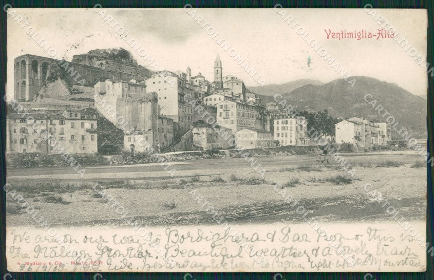 Imperia Ventimiglia cartolina KV5524 – fronte