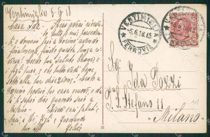 Imperia Ventimiglia cartolina KV5530 – retro