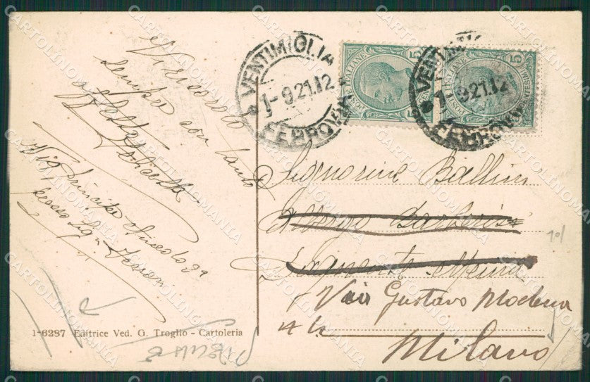 Imperia Ventimiglia PIEGHE cartolina KV5535 – retro