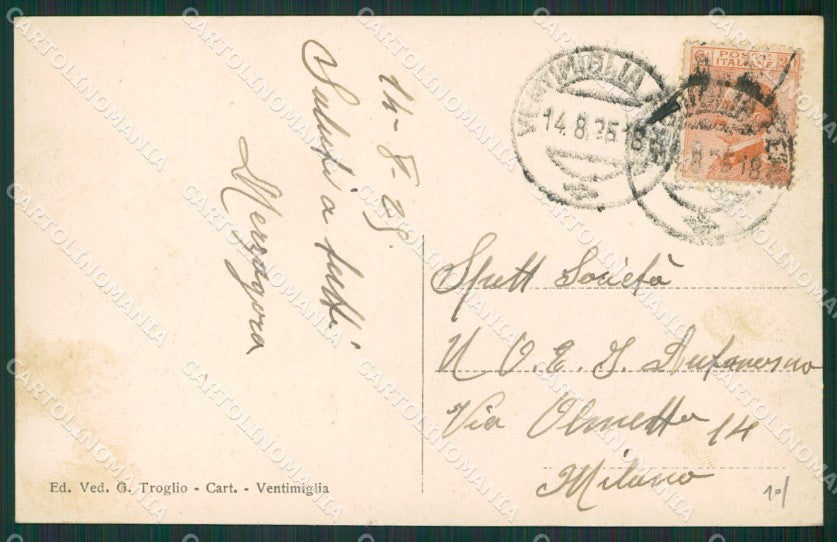 Imperia Ventimiglia cartolina KV5536 – retro