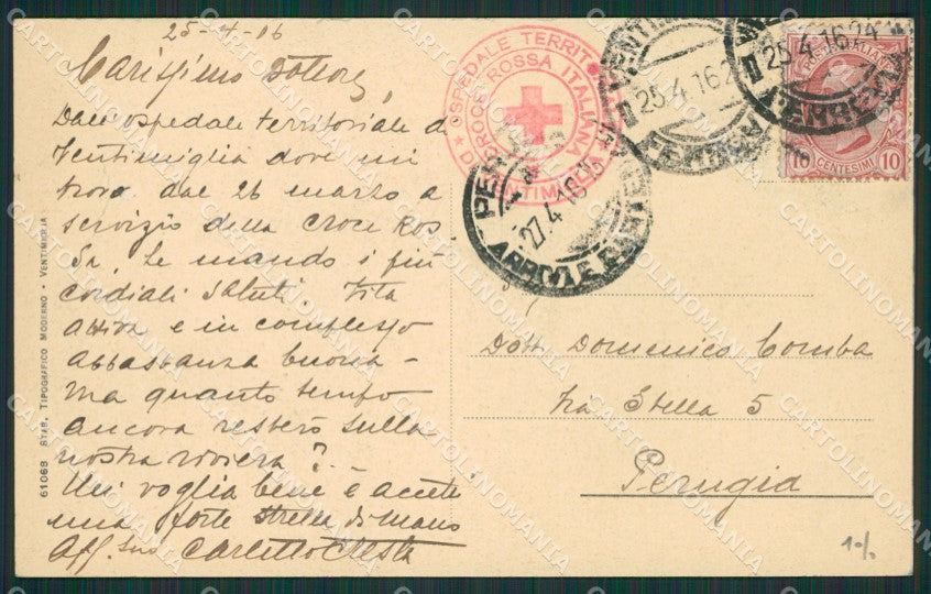 Imperia Ventimiglia cartolina KV5542 – retro