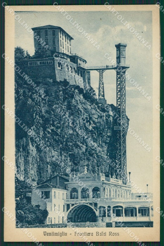 Imperia Ventimiglia Balzi Rossi Frontiera cartolina KV5545 – fronte