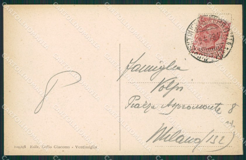 Imperia Ventimiglia cartolina KV5550 – retro