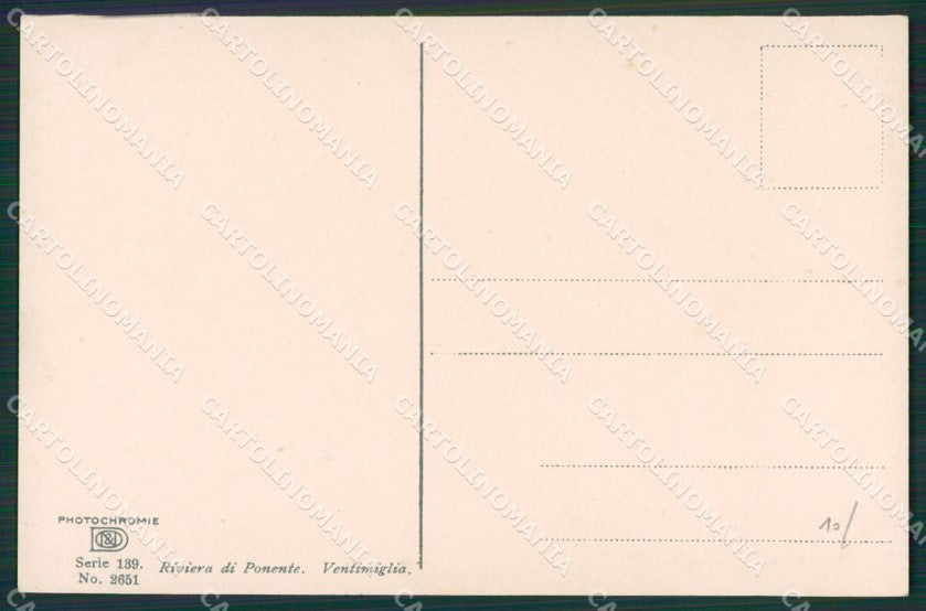 Imperia Ventimiglia cartolina KV5564 – retro