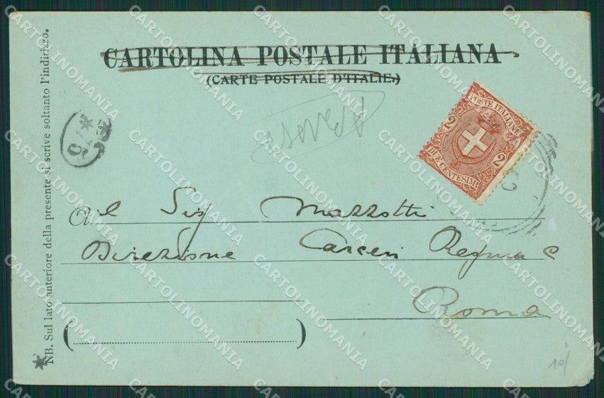 Imperia Ventimiglia Chiaro di Luna ABRASA cartolina KV5565 – retro