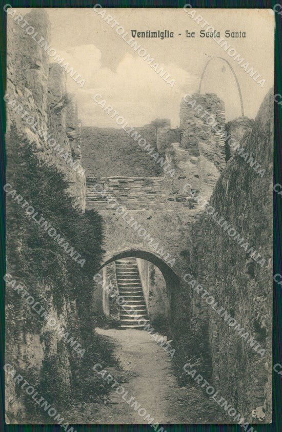 Imperia Ventimiglia Scala Santa cartolina KV5576 – fronte