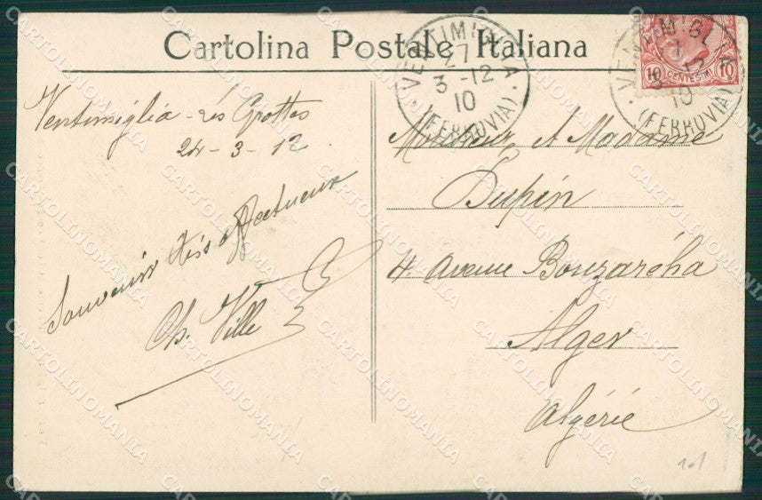Imperia Ventimiglia cartolina KV5585 – retro
