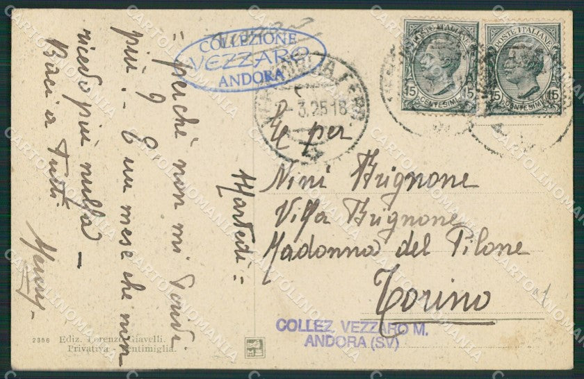 Imperia Ventimiglia Ponte San Luigi Frontiera cartolina KV5586 – retro