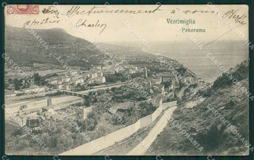 Imperia Ventimiglia PIEGA cartolina KV5592 – fronte