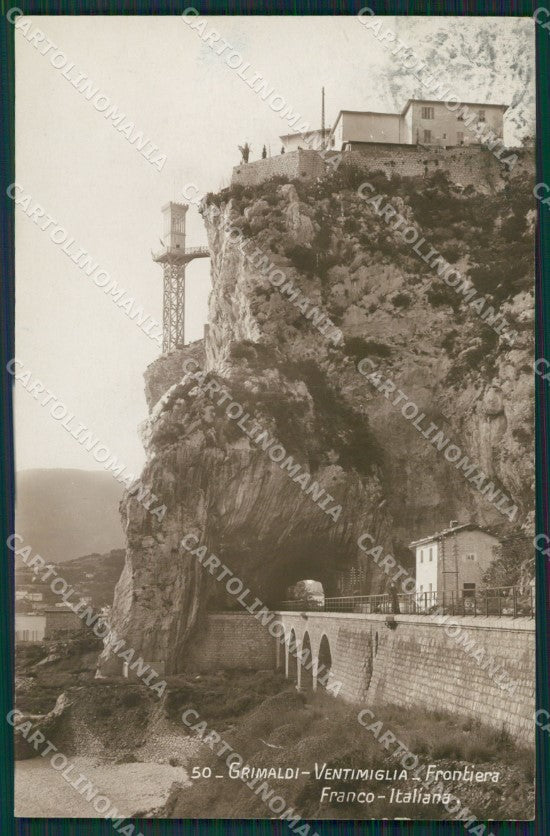 Imperia Ventimiglia Grimaldi Frontiera Foto cartolina KV5597 – fronte