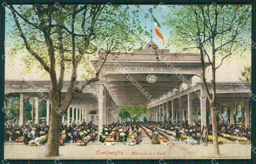Imperia Ventimiglia Mercato dei Fiori cartolina KV5603 – fronte