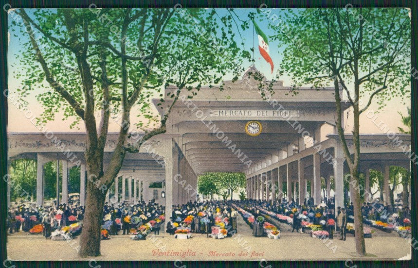 Imperia Ventimiglia Mercato dei Fiori cartolina KV5604 – fronte